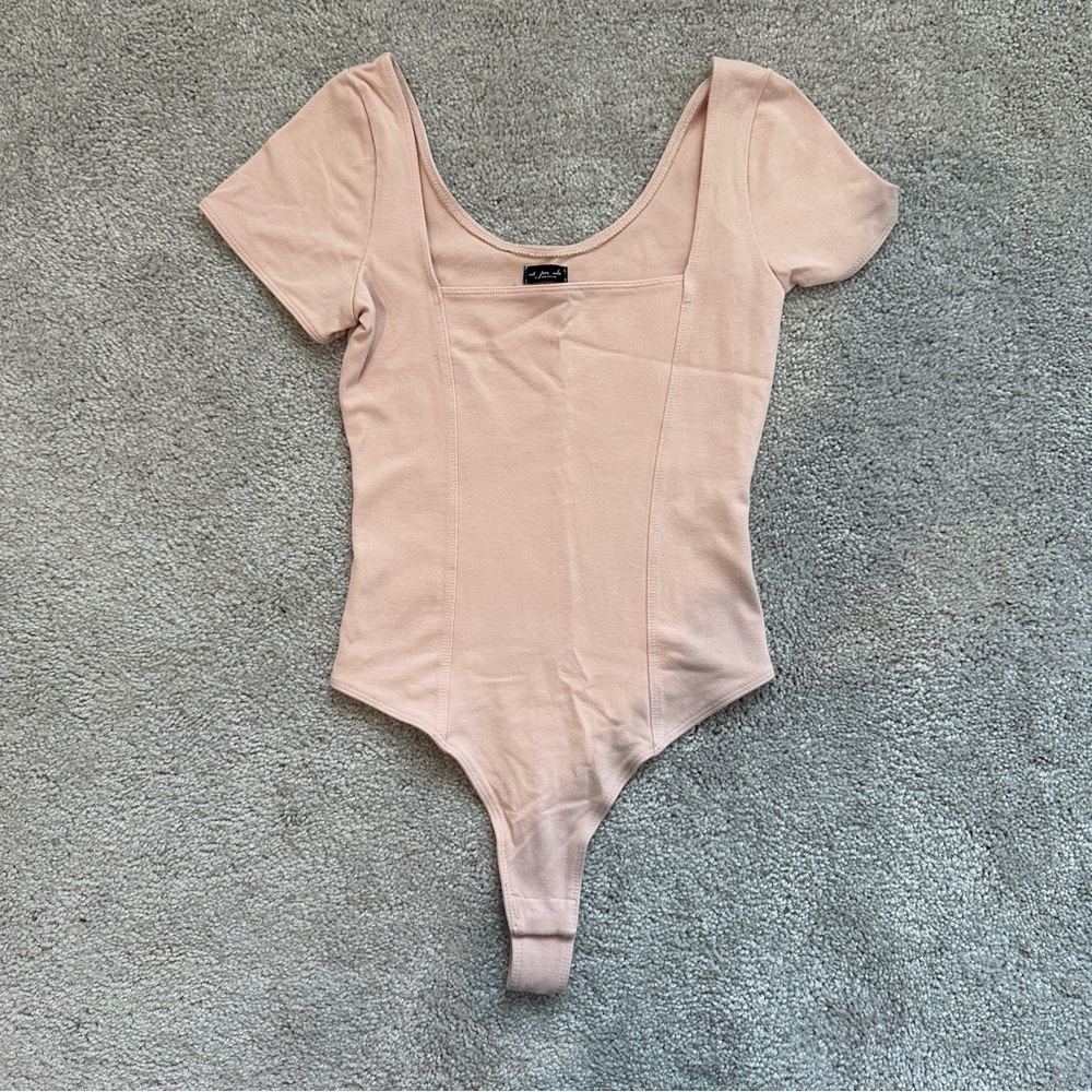 Urban Outfitters Blush Pink Bodysuit